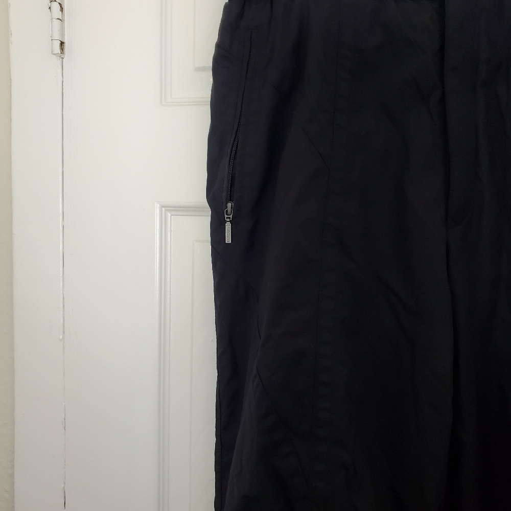 DESCENTE Swiss Mens Instituted Snowboarding Ski Salopettes Pants size 40 Black - Picture 5 of 15